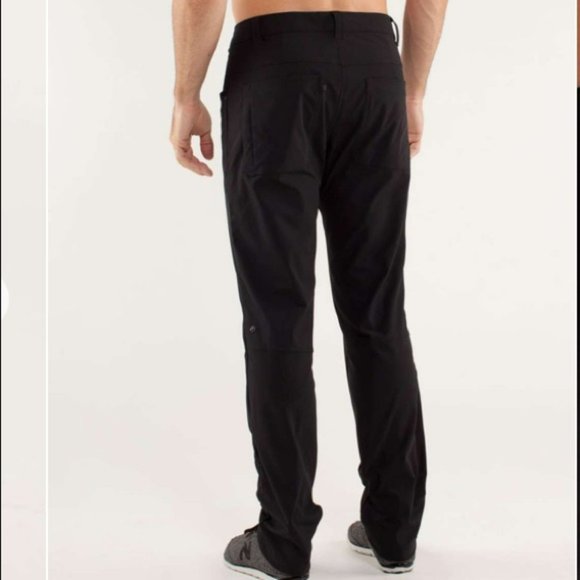 Lululemon Mission Pant Black  Waist 36 - Picture 1 of 12